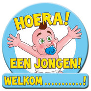 HOERA T'IS EEN ZOON