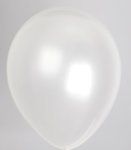 LATEX BALLON PARELMOER DE LUXE 572PL WHITE