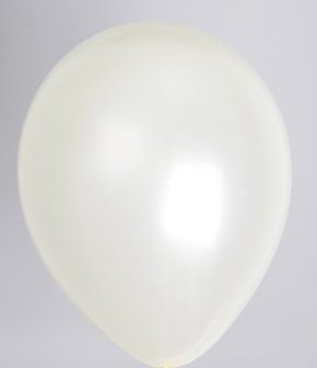 LATEX BALLON PARELMOER DE LUXE 577PL IVORY