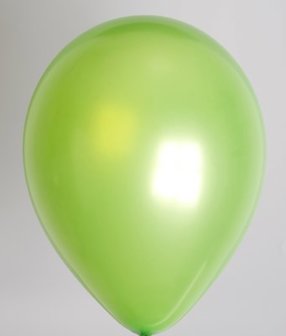 LATEX BALLON PARELMOER DE LUXE 535MT LIME GREEN