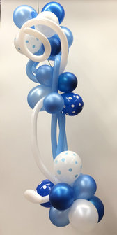 Ballonslinger blauw B006