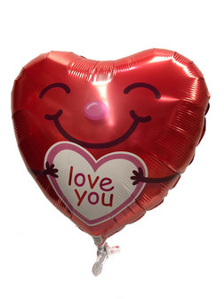 Folieballon hart 21823Q