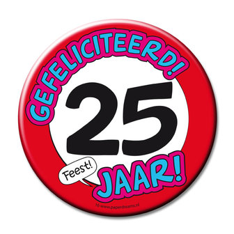 Button 25 jaar 11368.