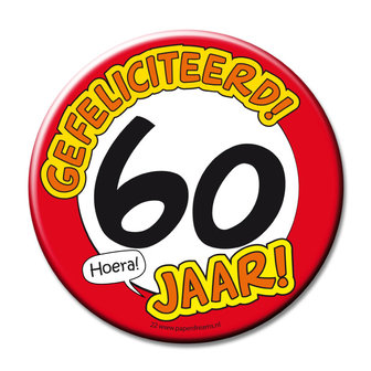 Button 60 jaar 11374.