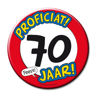 Button 70 jaar 11366 B