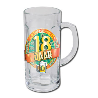 Bierglas 18 jaar 13549.