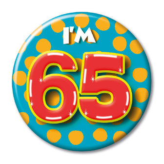 Button 65 jaar 00334.