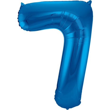 FOLIEBALLON CIJFER 7 BLUE 63147