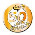 Xl button 50 jaar getrouwd 11388.